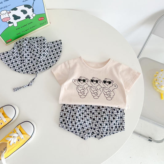 Komplet niemowlęcy z czapeczką Komplet niemowlęcy z czapeczką