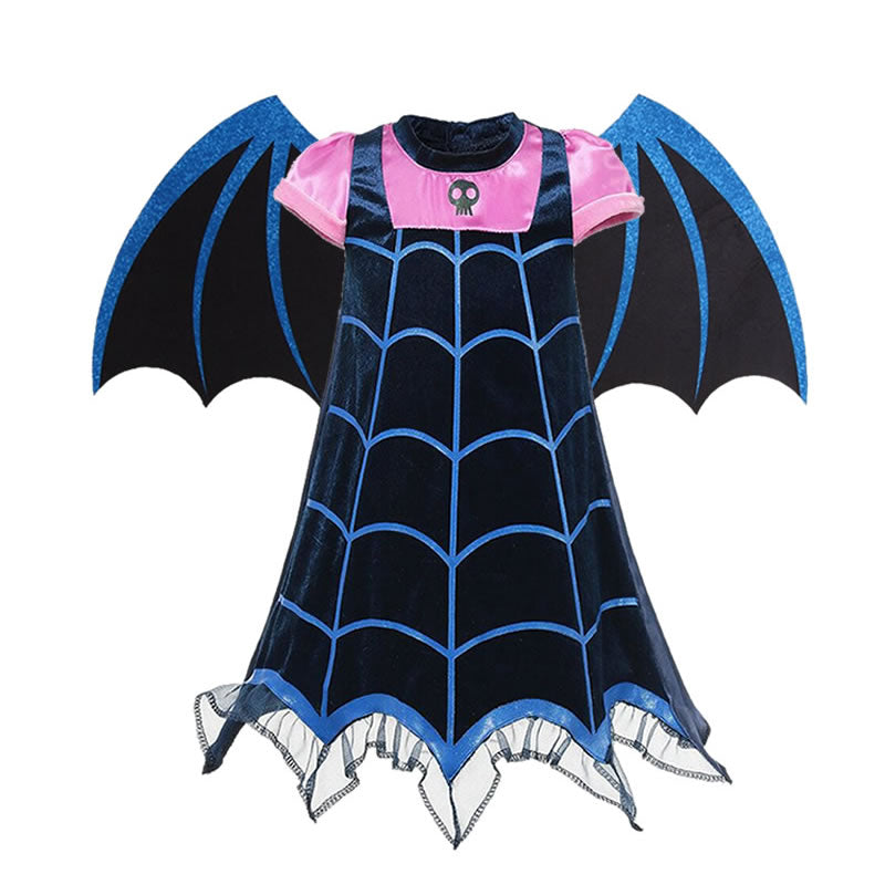 Sukienka, przebranie księżniczka Vampirina ze skrzydłami Sukienka Vampirina