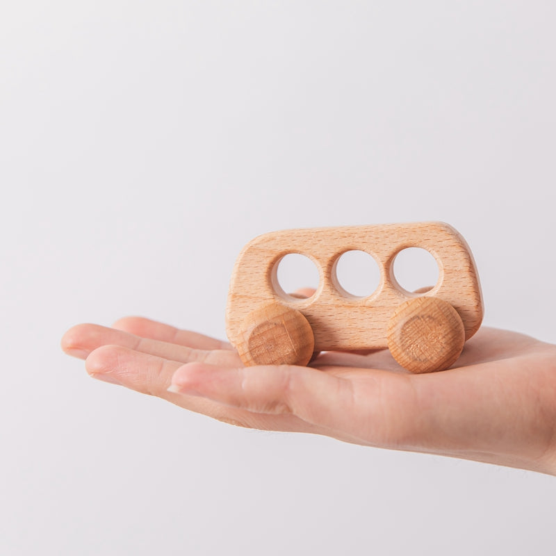 Zabawka Montessori drewniana pojazdy - Miziu.pl