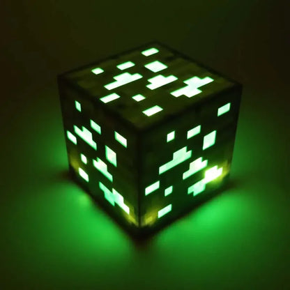 Dekoracyjna lampka nocna Minecraft LED - blok Zielony