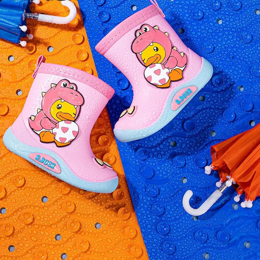 Kalosze dziecięce z kaczuszką Kalosze dziecięce z kaczuszką