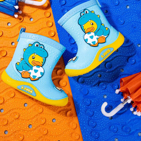 Kalosze dziecięce z kaczuszką Kalosze dziecięce z kaczuszką Niebieski