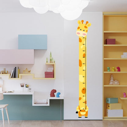 Miarka wzrostu dla dziecka naklejka na ścianę żyrafa - Miziu.pl