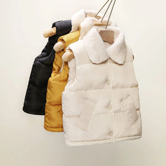 Bezrękawnik chłopięcy z ciepłym podszyciem Bezrękawnik chłopięcy z ciepłym podszyciem