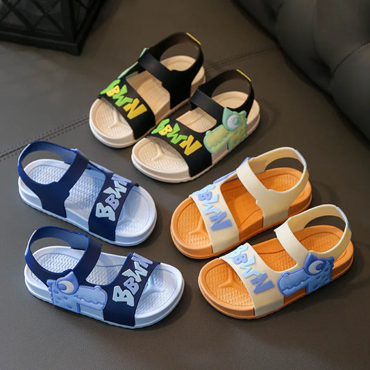 Buty chłopięce sandały z motywem dinozaura Buty chłopięce sandały z motywem dinozaura
