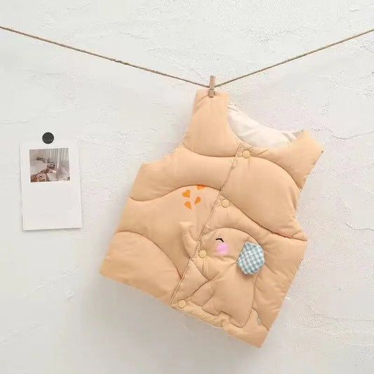 Bezrękawnik chłopięcy ze słonikiem Bezrękawnik chłopięcy ze słonikiem