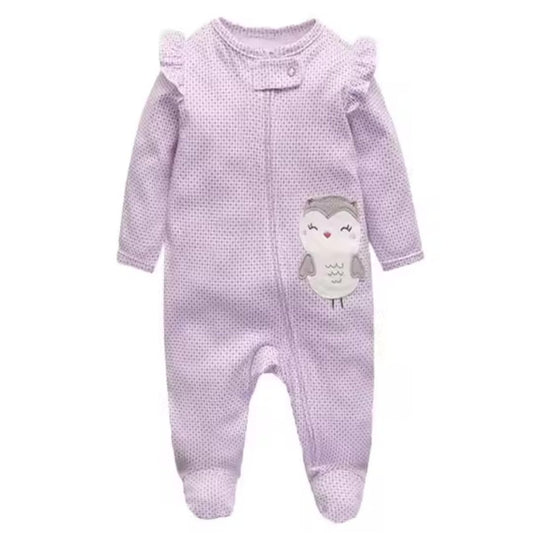 Śliczne niemowlęce pajacyki z sową Sówka