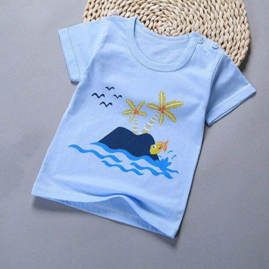 Bawełniana koszulka z nadrukiem Bawełniana koszulka z nadrukiem