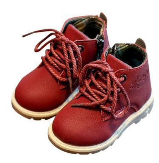 Trzewiki za kostkę dla chłopca Trzewiki za kostkę dla chłopca Czerwony