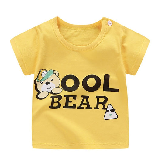 Bawełniany T-shirt z nadrukiem - Miziu.pl
