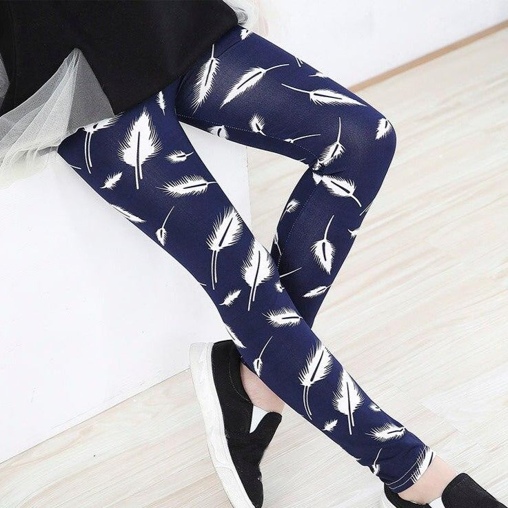 Legginsy w kolorowe wzory - Miziu.pl