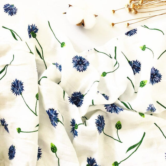 Bambusowy kocyk muślinowy 120x120cm Bambusowy kocyk muślinowy 120x120cm