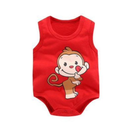 Bawełniane body niemowlęce ze wzorkiem małpki Małpka