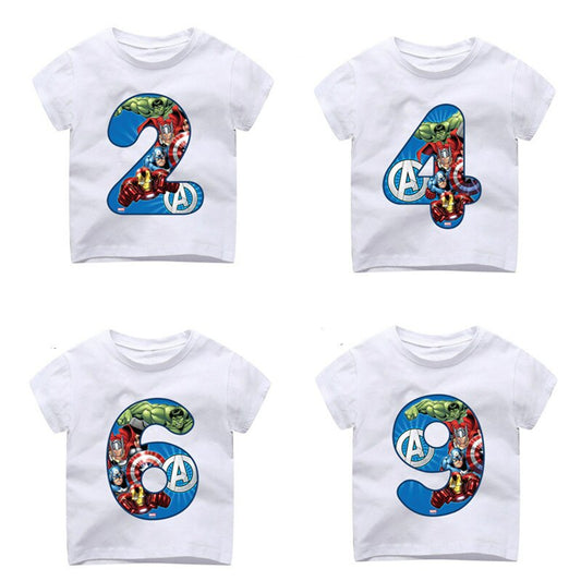 Koszulka chłopięca z cyfrą Koszulka chłopięca z cyfrą