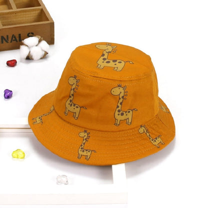 Niemowlęca letnia czapeczka bucket hat w żyrafy - Miziu.pl