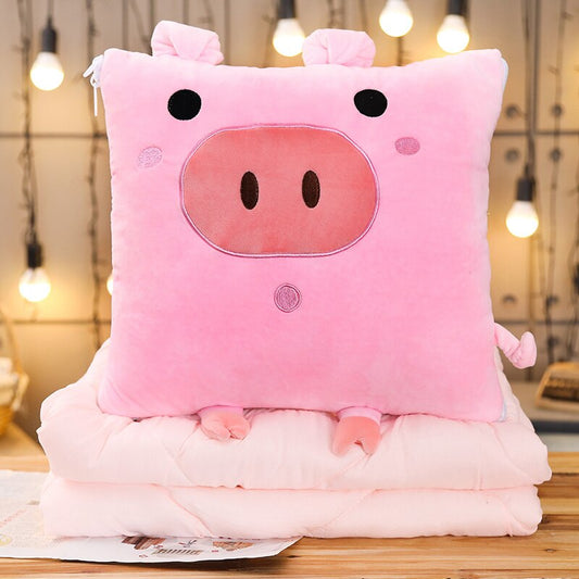 Poduszka dekoracyjna z kocykiem wewnątrz Poduszka dekoracyjna z kocykiem wewnątrz