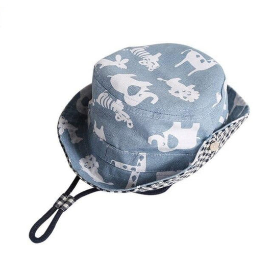 Kapelusz niemowlęcy w słoniki