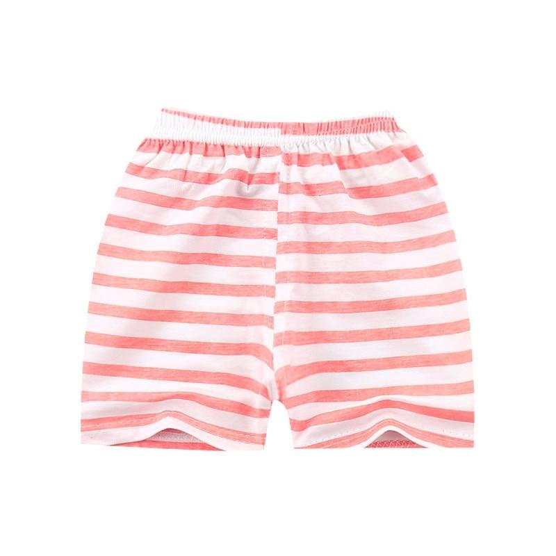 Krótkie spodenki w paski dla chłopca Biało-czerwone paski
