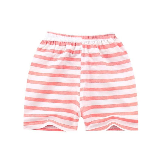 Krótkie spodenki w paski dla chłopca Biało-czerwone paski