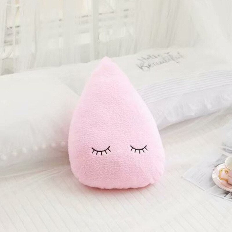 Miękka poduszka dekoracyjna w kształcie kropelki wody Różowa kropla