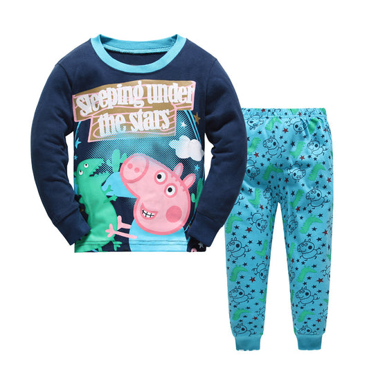Piżama dla dziewczynki z długim rękawem z motywem bajki "Świnka Peppa" Świnka