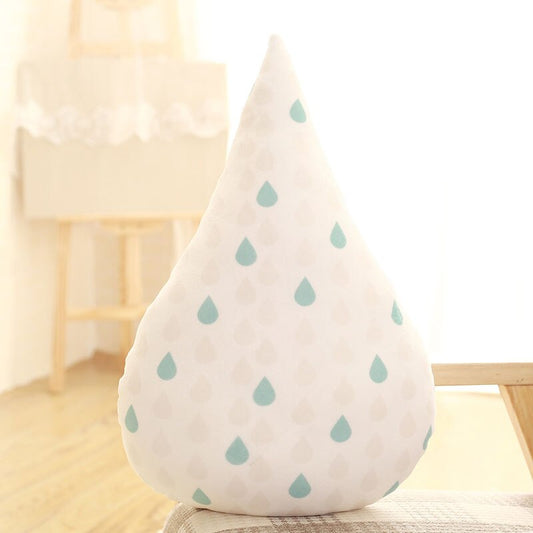 Poduszka dekoracyjna w kształcie kropli ze wzorkami Kropla (35x45 cm)