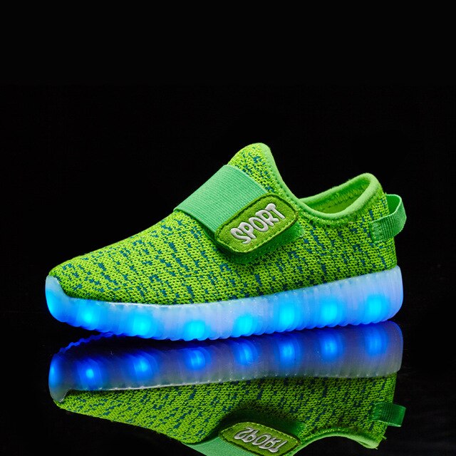 Lekkie buty ze świecącą podeszwą LED - Miziu.pl