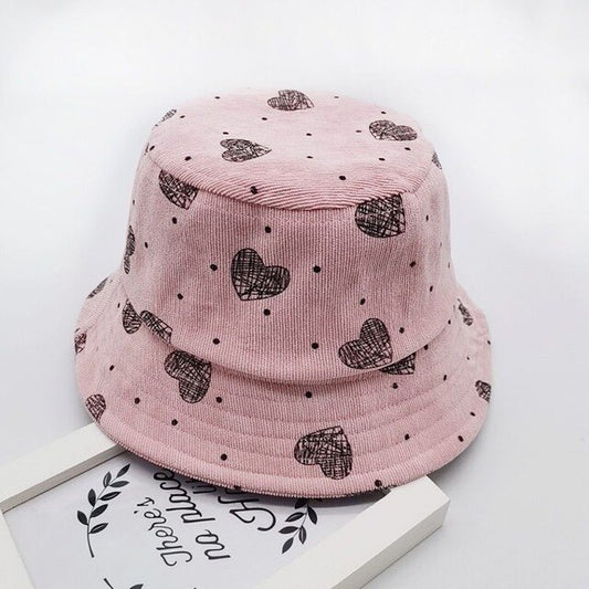 Uroczy kapelusz niemowlęcy w kropeczki i serduszka Różowa w serduszka