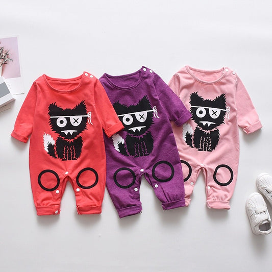 Śliczne pajacyki dla niemowląt z motywem stworka